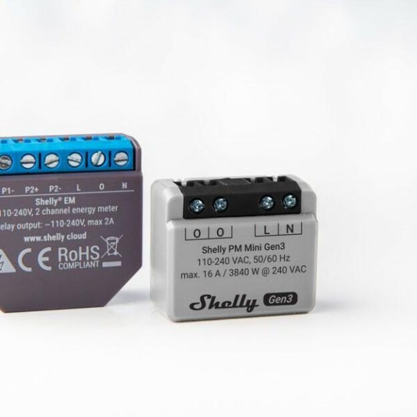 Shelly Plus PM Mini Gen3 – WLAN & Bluetooth Schaltaktor Unterputz 16A Smart Home